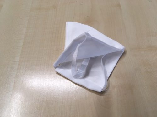 Textil szájmaszk (mosható, fehér)
