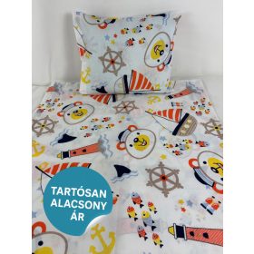   Panka gyermek ágyneműhuzat garnitúra (2 részes, pamut-poliészter) hajós
