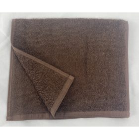 Rumcájsz színes frottír kéztörlő (30x50 csokibarna)