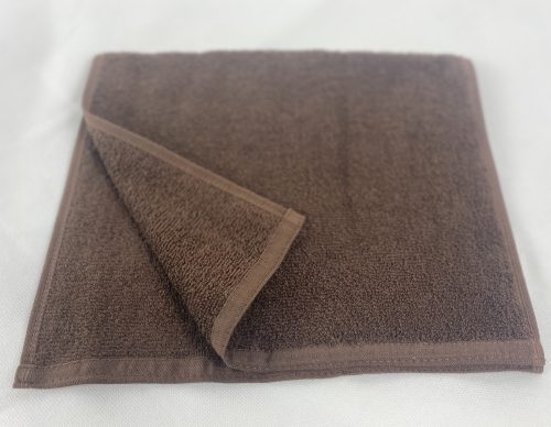 Rumcájsz színes frottír kéztörlő (30x50 csokibarna)