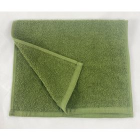 Rumcájsz színes frottír kéztörlő (30x50 mohazöld)