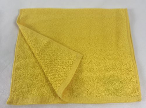 Rumcájsz színes frottír kéztörlő (30x50 sárga)