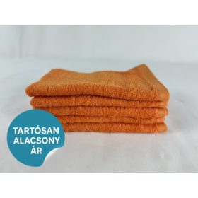 Csibészke frottír törölköző (30x50) narancs